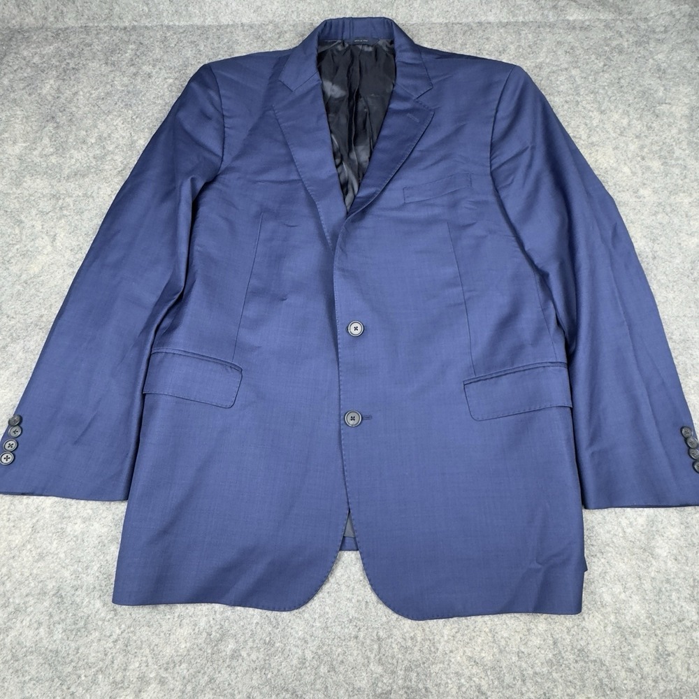 Brooks Brothers 1818 Regent Fit Blazer 46R Blue Wool Made in Italy VBC